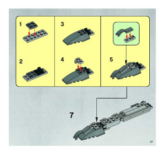 LEGO 7657 instructions page 37 – build guide