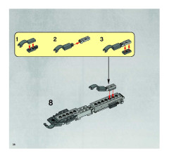 LEGO 7657 instructions page 38 – build guide