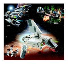 LEGO 7657 instructions page 44 – build guide