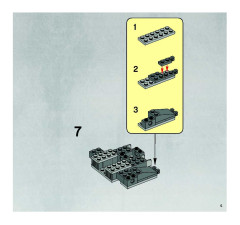 LEGO 7657 instructions page 5 – build guide