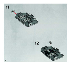 LEGO 7657 instructions page 8 – build guide