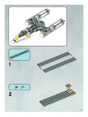 LEGO 7658 instructions page 3 – build guide