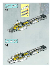 LEGO 7658 instructions page 9 – build guide
