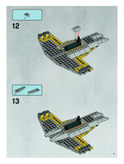 LEGO 7660 instructions page 9 – build guide