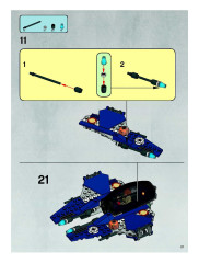 LEGO 7661 instructions page 21 – build guide
