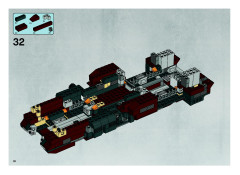 LEGO 7662 instructions page 38 – build guide