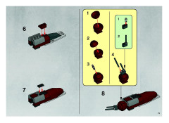 LEGO 7662 instructions page 73 – build guide