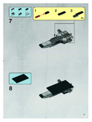 LEGO 7663 instructions page 21 – build guide