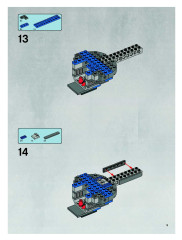LEGO 7664 instructions page 9 – build guide