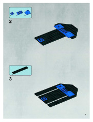LEGO 7664 instructions page 3 – build guide