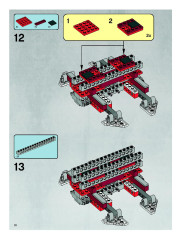 LEGO 7665 instructions page 10 – build guide