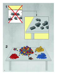 LEGO 7665 instructions page 2 – build guide