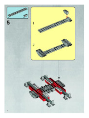 LEGO 7665 instructions page 6 – build guide