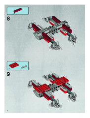 LEGO 7665 instructions page 8 – build guide