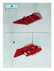 LEGO 7665 instructions page 41 – build guide