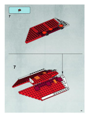LEGO 7665 instructions page 45 – build guide