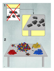 LEGO 7666 instructions page 2 – build guide
