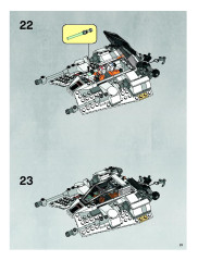 LEGO 7666 instructions page 23 – build guide