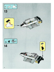 LEGO 7666 instructions page 8 – build guide