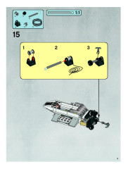 LEGO 7666 instructions page 9 – build guide