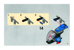 LEGO 7667 instructions page 13 – build guide