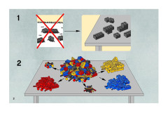 LEGO 7667 instructions page 2 – build guide