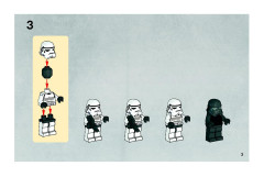 LEGO 7667 instructions page 3 – build guide