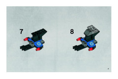 LEGO 7667 instructions page 7 – build guide