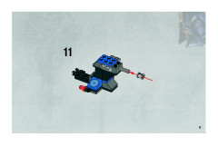 LEGO 7667 instructions page 9 – build guide