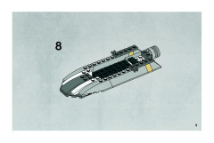LEGO 7668 instructions page 9 – build guide