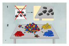 LEGO 7670 instructions page 2 – build guide
