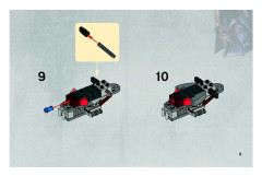 LEGO 7670 instructions page 9 – build guide
