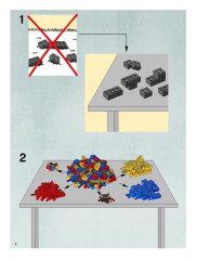 LEGO 7671 instructions page 2 – build guide