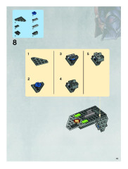 LEGO 7671 instructions page 43 – build guide