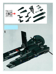 LEGO 7672 instructions page 2 – build guide