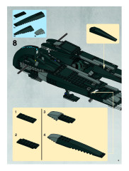 LEGO 7672 instructions page 9 – build guide