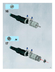 LEGO 7674 instructions page 9 – build guide