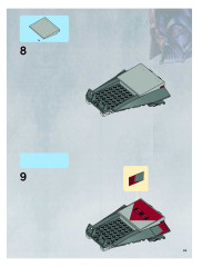 LEGO 7675 instructions page 45 – build guide