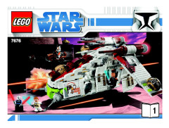 LEGO 7676 instructions page 1 – build guide