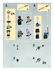 LEGO 7676 instructions page 3 – build guide