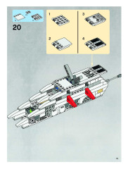 LEGO 7676 instructions page 73 – build guide
