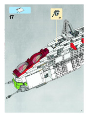 LEGO 7676 instructions page 9 – build guide