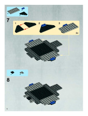 LEGO 7678 instructions page 6 – build guide