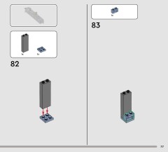 LEGO 76780 instructions page 77 – build guide