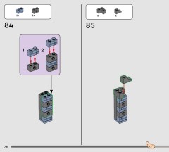 LEGO 76780 instructions page 78 – build guide
