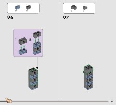 LEGO 76780 instructions page 85 – build guide