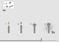 LEGO 76781 instructions page 141 – build guide