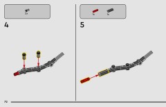 LEGO 76784 instructions page 72 – build guide