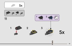 LEGO 76784 instructions page 79 – build guide