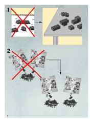 LEGO 7680 instructions page 2 – build guide